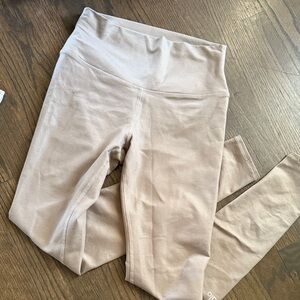 ALO YOGA leggings, light brown medium